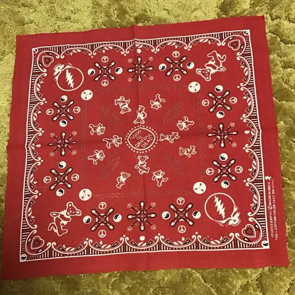 Red Good old Grateful Dead bandana